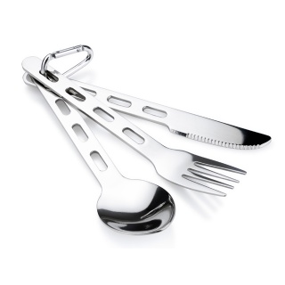 GSI Outdoors Stainless 3 pc. Ring Cutlery
